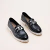 Mocassins ZWART