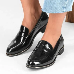 Mocassins ZWART