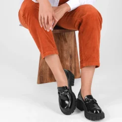 Mocassins ZWART