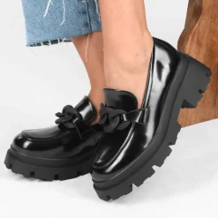 Mocassins ZWART