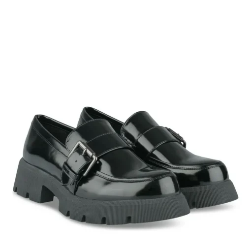 Mocassins ZWART