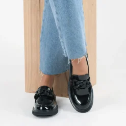 Mocassins ZWART