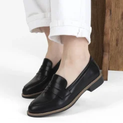 Mocassins ZWART