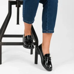 Mocassins ZWART