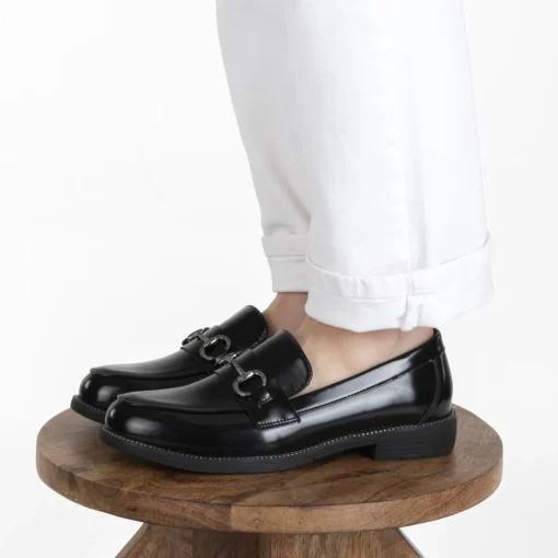 Mocassins ZWART
