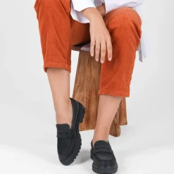 Mocassins ZWART