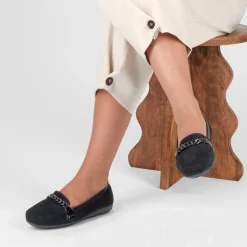 Mocassins ZWART