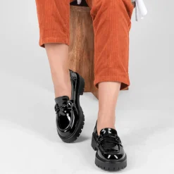 Mocassins ZWART