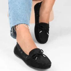 Mocassins ZWART