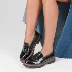 Mocassins ZWART