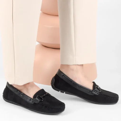 Mocassins ZWART