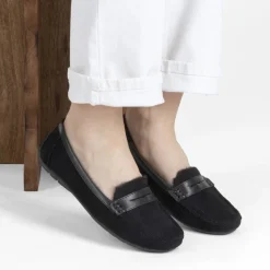 Mocassins ZWART