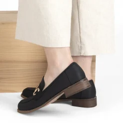 Mocassins ZWART