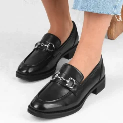Mocassins ZWART