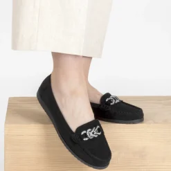 Mocassins ZWART