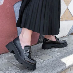 Mocassins ZWART