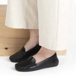 Mocassins ZWART