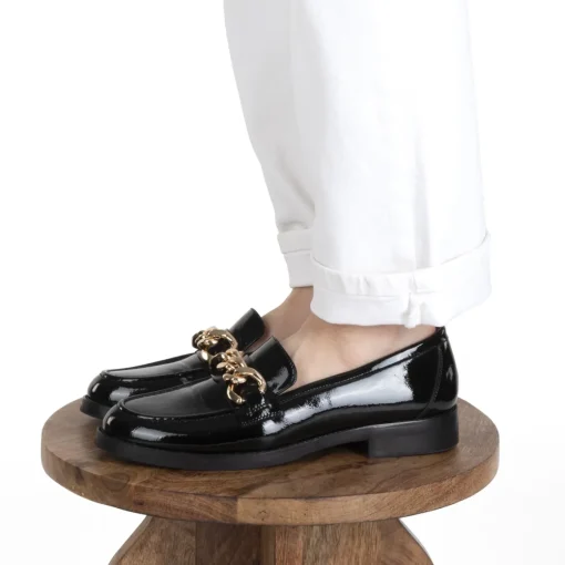 Mocassins ZWART