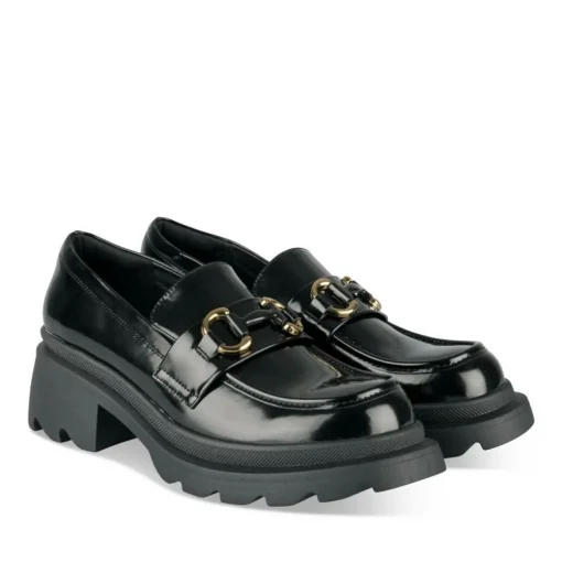 Mocassins ZWART