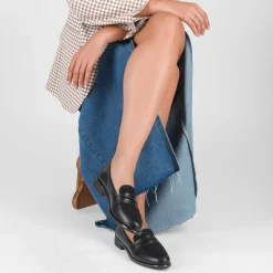 Mocassins ZWART