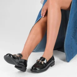 Mocassins ZWART