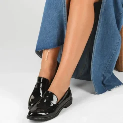 Mocassins ZWART