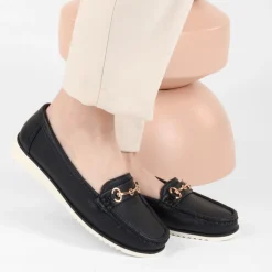 Mocassins ZWART