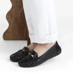 Mocassins ZWART