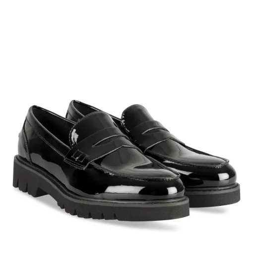 Mocassins ZWART