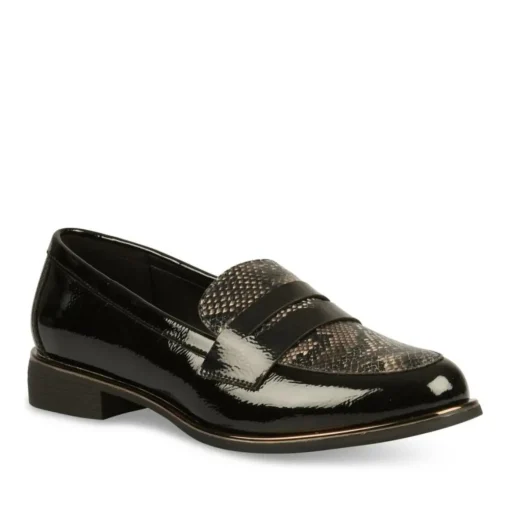 Mocassins ZWART