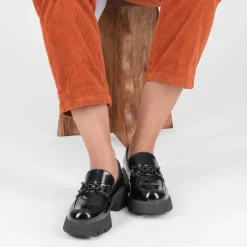 Mocassins ZWART