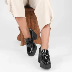 Mocassins ZWART