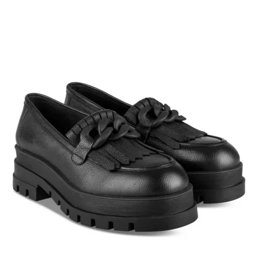 Mocassins ZWART