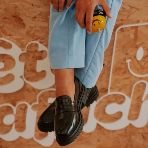 Mocassins ZWART