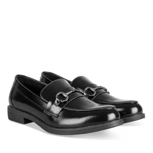 Mocassins ZWART