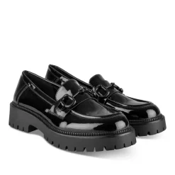 Mocassins ZWART