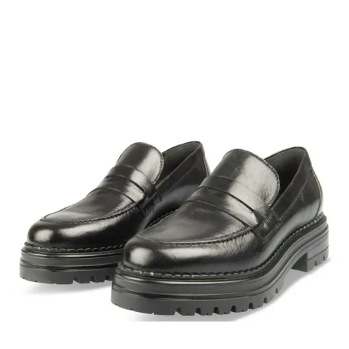 Mocassins ZWART