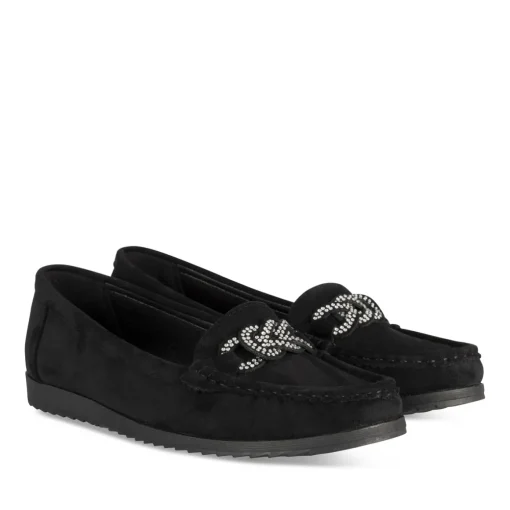 Mocassins ZWART