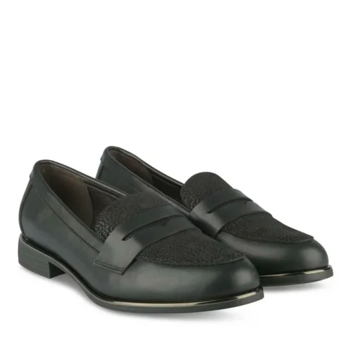 Mocassins ZWART