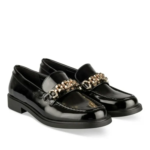Mocassins ZWART