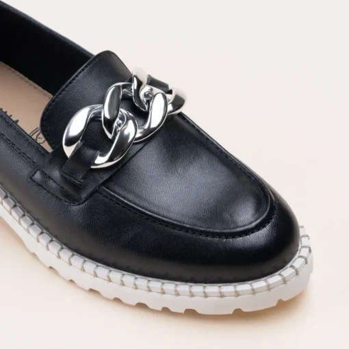 Mocassins ZWART