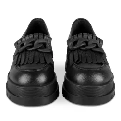 Mocassins ZWART