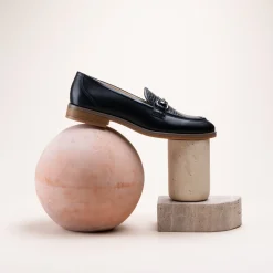 Mocassins ZWART