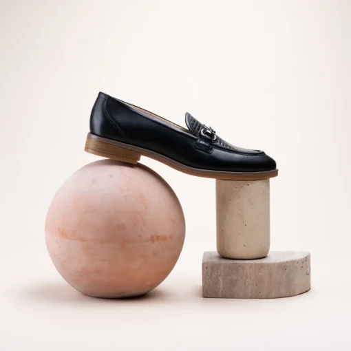 Mocassins ZWART