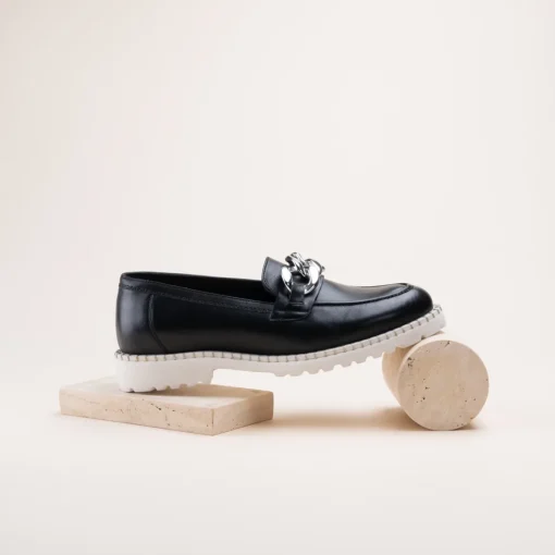 Mocassins ZWART