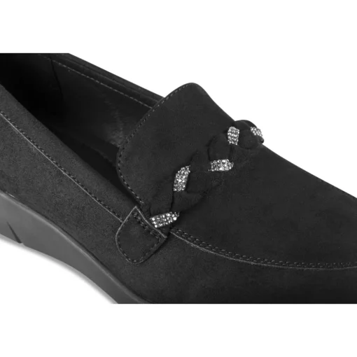 Mocassins ZWART