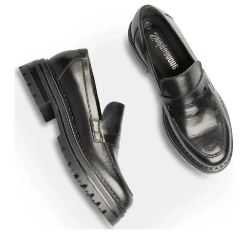 Mocassins ZWART
