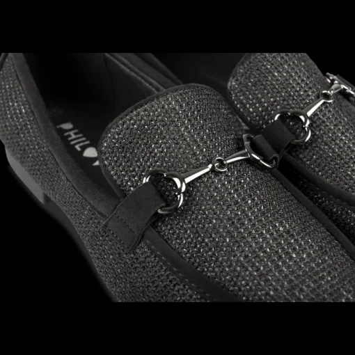Mocassins ZWART