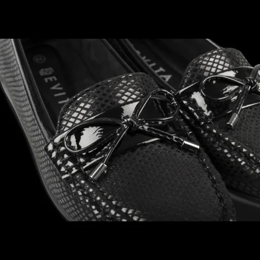 Mocassins ZWART