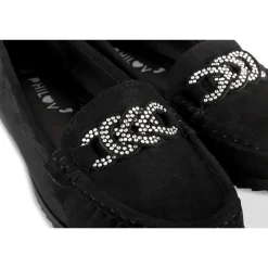 Mocassins ZWART
